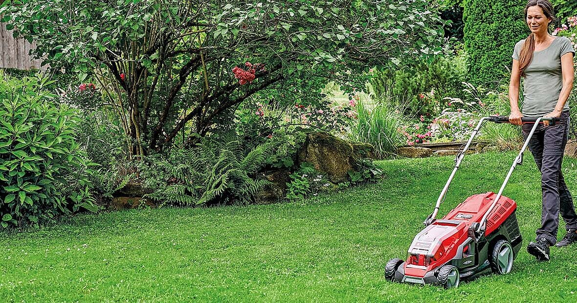 Einhell 5 in 1 lawn mower best sale