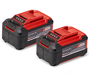 Here you can see a Twinpack of 5,2Ah Batteries from Einhell